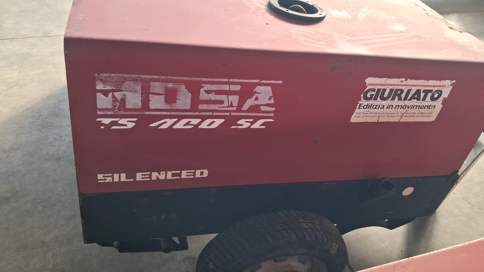 Motosaldatrice Mosa TS 400 KSX_EL – 13 kVA –7