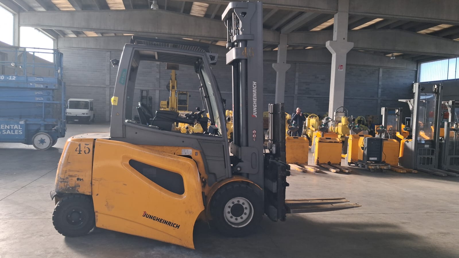 Muletto Elettrico Jungheinrich EFG 550s – 2020 – 4.990 kg _ 8