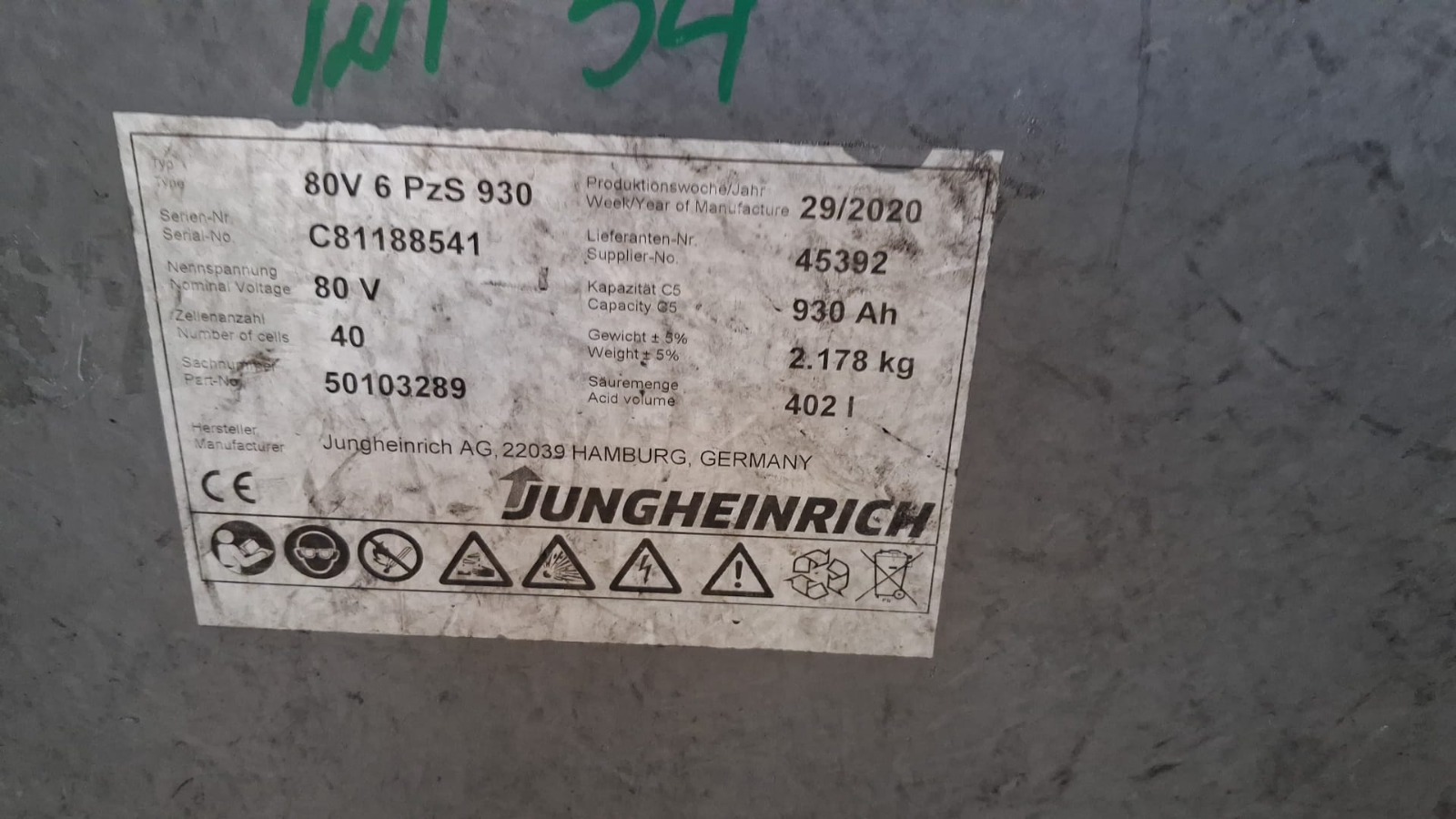 Muletto Elettrico Jungheinrich EFG 550s – 2022 – Duplex – 4.990 kg – 5 m _ 1