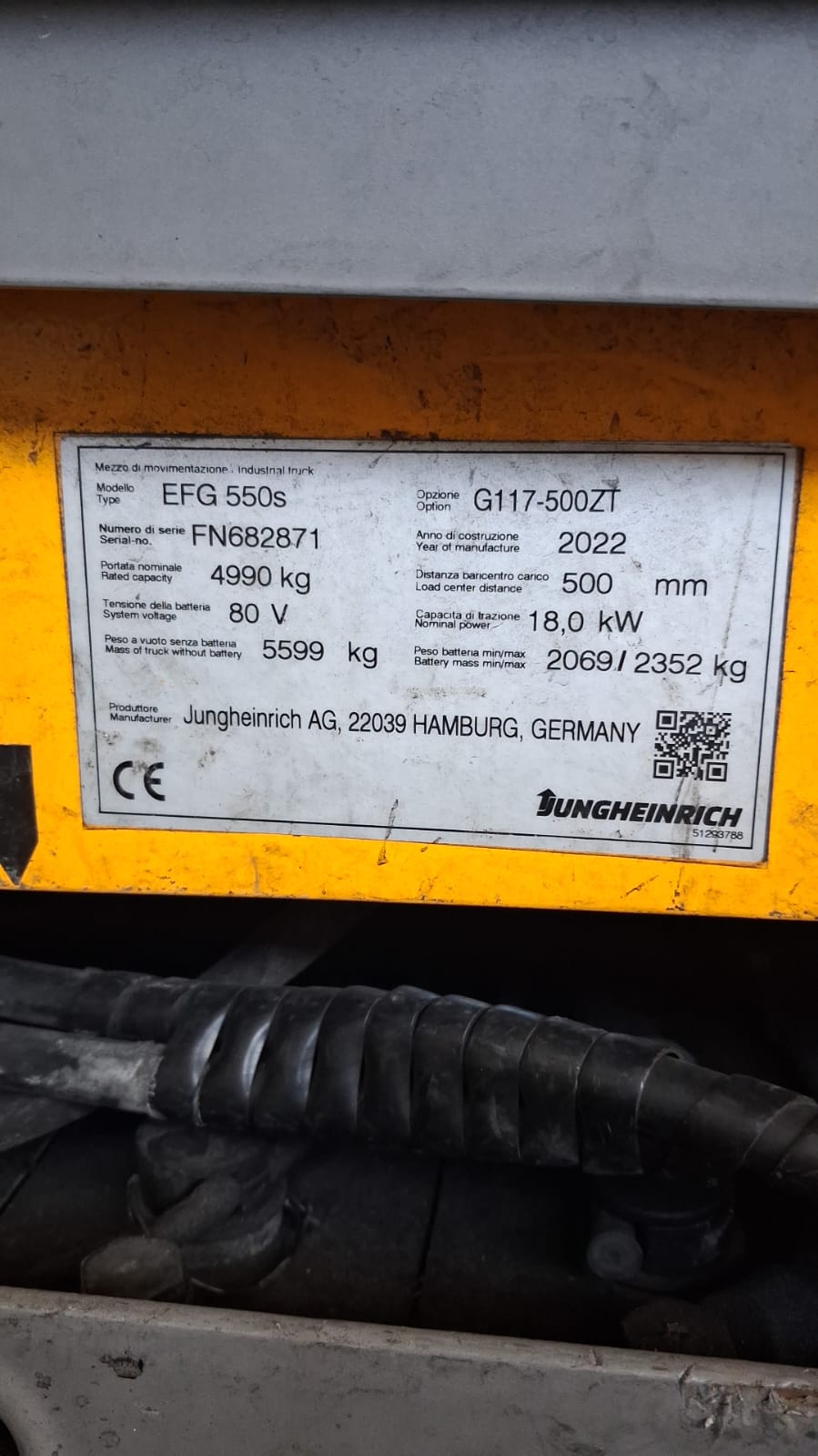 Muletto elettrico Jungheinrich EFG 550s – 6928 _ 0002