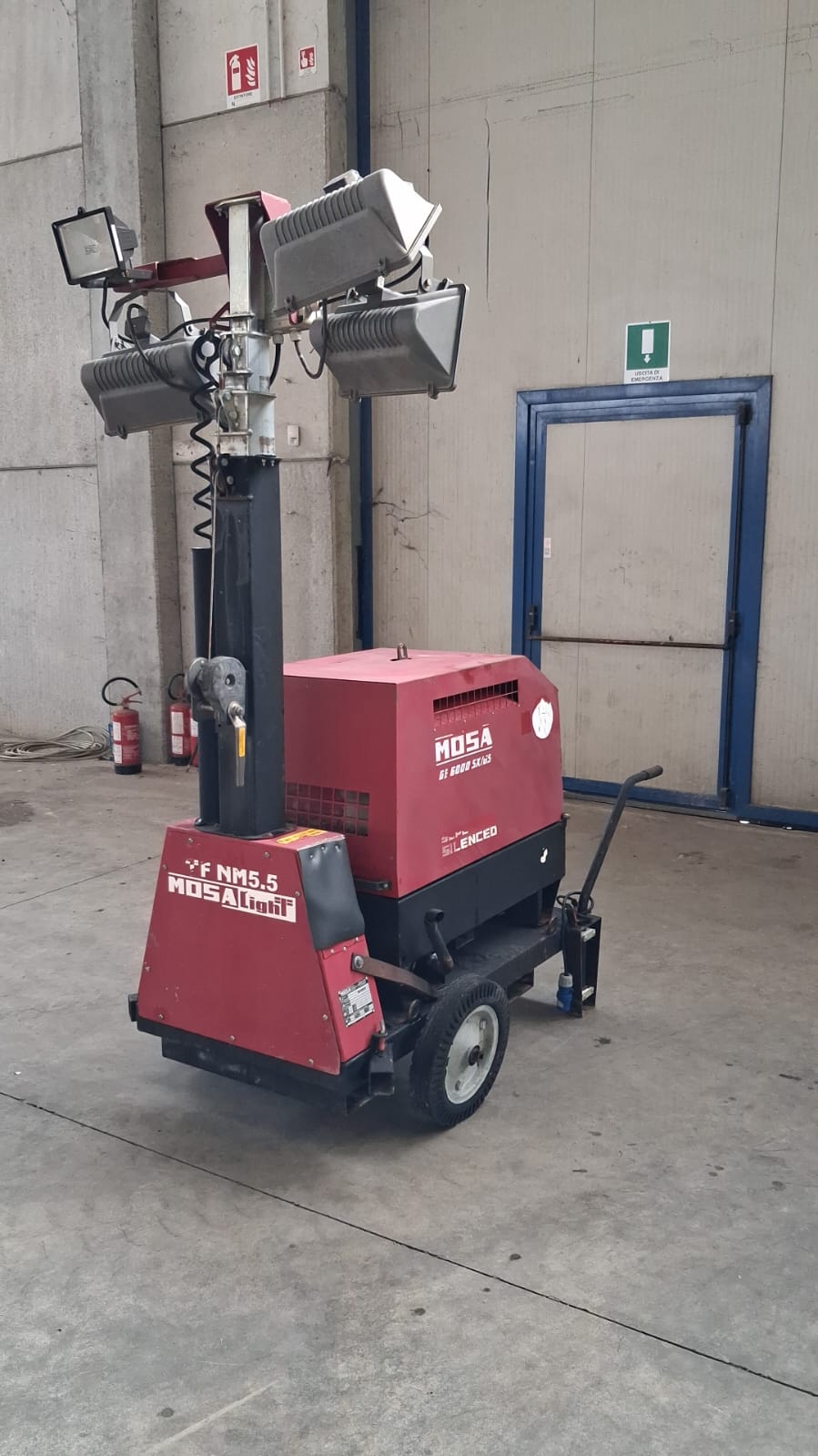 Generatore Mosa GE 6000 SXGS con Torre Faro