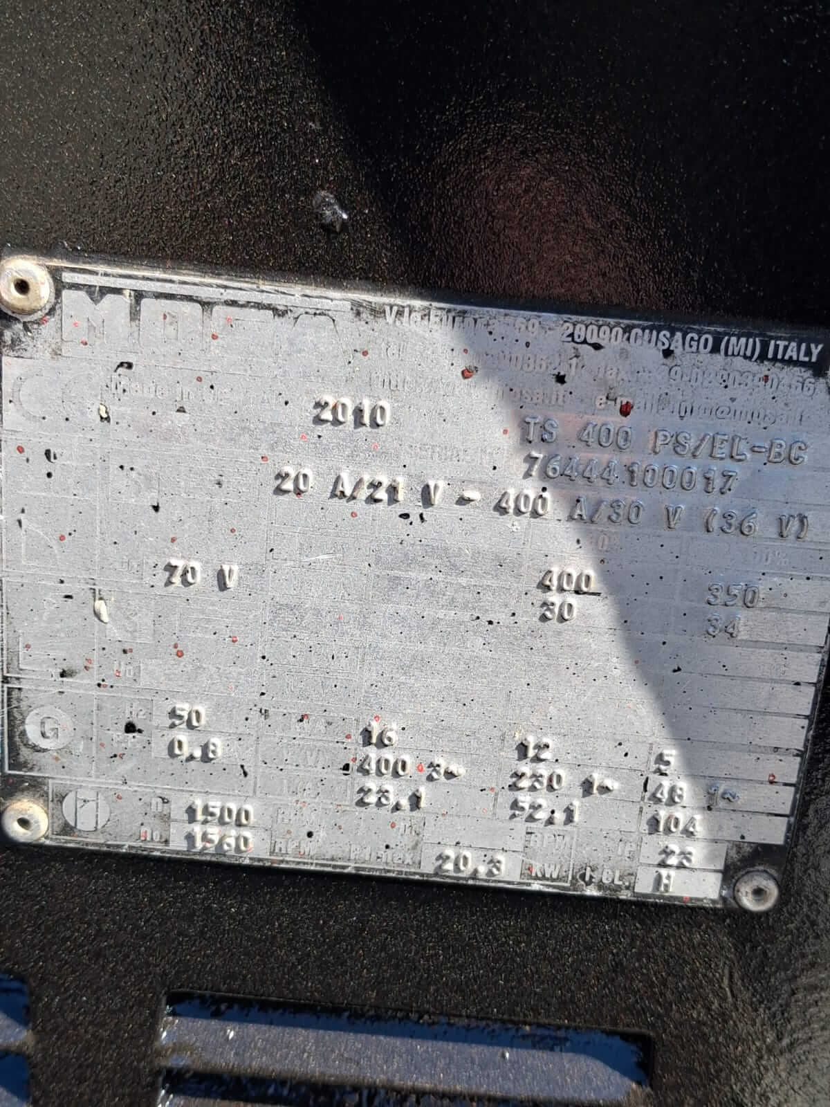 Motosaldatrice MOSA TS 400 PS_EL-BC 4